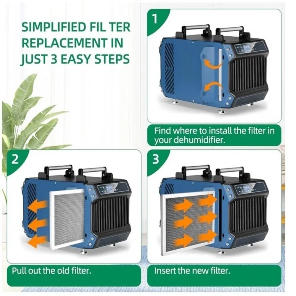 2-Pack MERV-1 Filter Replacement Galaxy60, Galaxy60P, Galaxy85P Dehumidifier‎